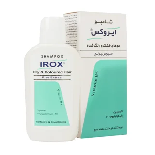 شامپو مو ایروکس مدل 005 با عصاره سبوس برنج، نرم‌کننده، محافظت در برابر اشعه UV، حجم 200 می 103006858