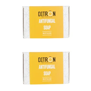 صابون شستشو ضد قارچ صورت دیترون مدل گوگرد مناسب برای انواع پوست وزن 110 گرم بسته 2 عددی 103034711