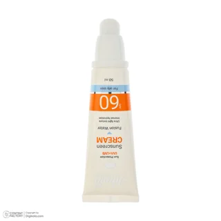 کرم ضد آفتاب بی‌رنگ صورت ثمین SPF 60 مدل Fusion Water ‌محافظ UVA ، UVB مناسب برای پوست‌های 103030314