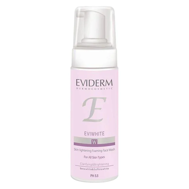 فوم شستوشوی صورت اویدرم مدل Eviwhite مناسب انواع پوست حجم ۱۵۰ میلیلیتر 102980754