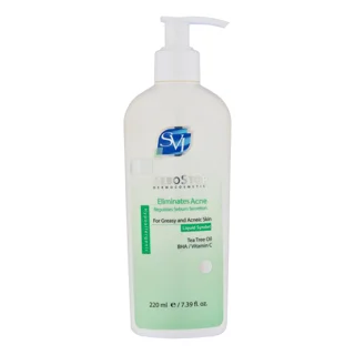 کرم شوینده صورت اس وی آی مدل SEBOSTOP مناسب پوست چرب و آکنه‌ای حجم 220 میلی‌لیتر 102925890