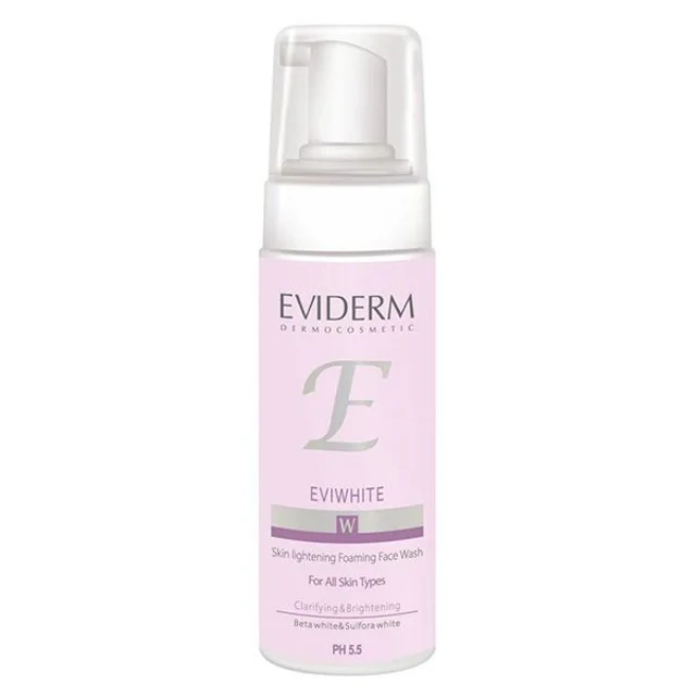 فوم شستوشوی صورت اویدرم مدل Eviwhite مناسب انواع پوست حجم ۱۵۰ میلیلیتر 102980755