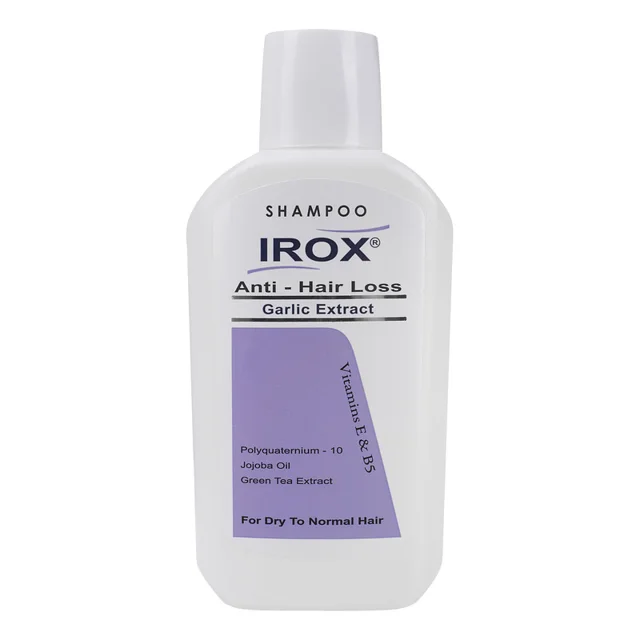 شامپو مو ایروکس مدل Anti Hair Loss با عصاره سیر، تقویت‌کننده و ضد ریزش، مناسب موهای خشک و  103006008