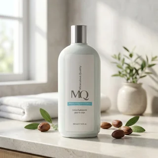 لوسیون مرطوب‌کننده بدن ام کیو مدل pour le corps حجم 300 میلی‌لیتر حاوی روغن جوجوبا و اوره  102940851