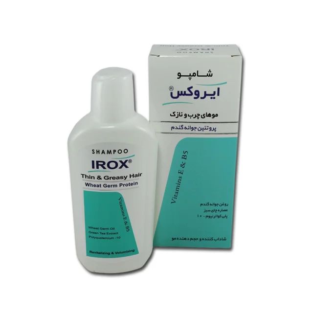 شامپو مو ایروکس مدل wheat germ protein حجم 200 میلی‌لیتر، حاوی پروتئین جوانه گندم، عصاره چ 103005943