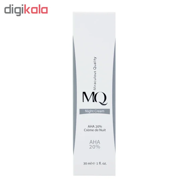 کرم لایه بردار ام کیو مدل AHA 20% NIGHT CREAM حجم 30 میلی لیتر 102941114