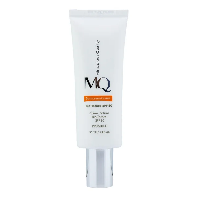کرم ضدآفتاب بیرنگ ام کیو SPF50 مدل BIO TACHES مناسب انواع پوست، حجم 55 میلیلیتر 102941182